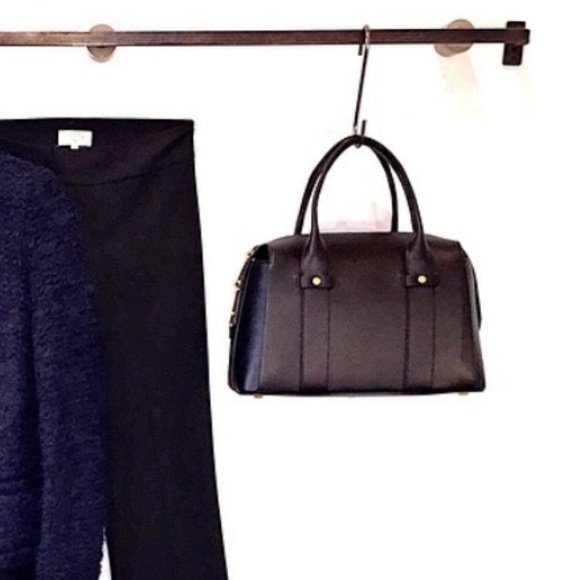 Flynn Maroon Leather Crossbody Roland Barrel Bag - Picture 2 of 8